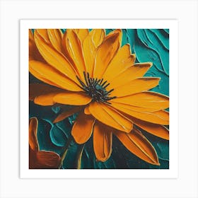 Daisy Painting 1 Art Print