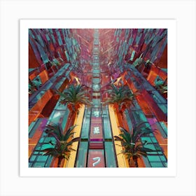 Futuristic Cityscape Art Print