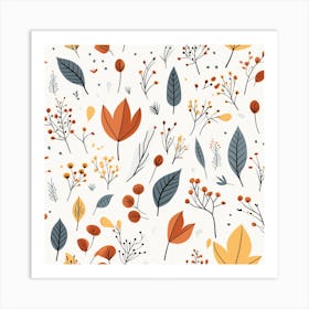 Autumn Leaves Art Print