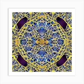 Abstract Geometric Pattern 6 Art Print