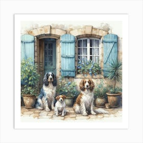 French Farmhouse 1 Art Print