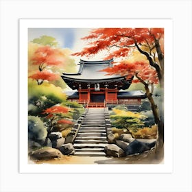 Kyoto Pagoda 10 Art Print