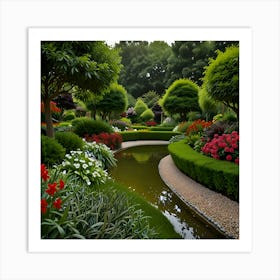 Beautiful Landscape Garden Art Print