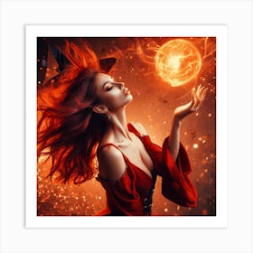 Red Rage Art Print