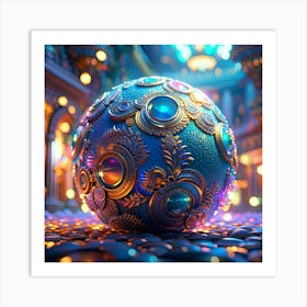 Christmas Ball Art Print