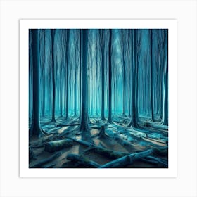 Dark Forest 5 Art Print