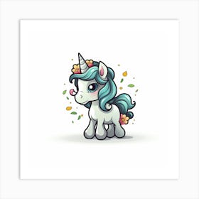 Unicorn Illustration 1 Art Print