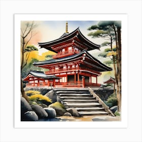 Kyoto Pagoda 9 Art Print