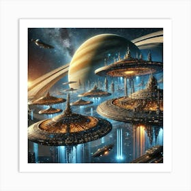 Establishment Of Ring Cities 1024x1024 Art Print