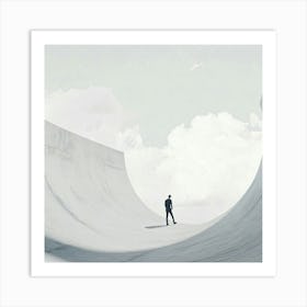 Man In A Cloud Art Print