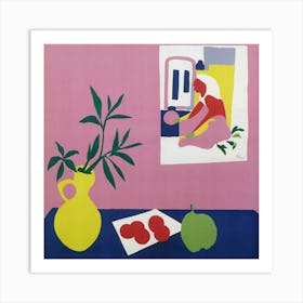 Matisse Cutout Pink 2 Art Print