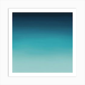 Blue Sky With Clouds 1 Art Print