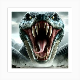 Giant Snake Art Print