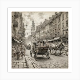 Old Europe art Art Print