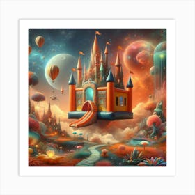 Castle In The Sky 5 Art Print