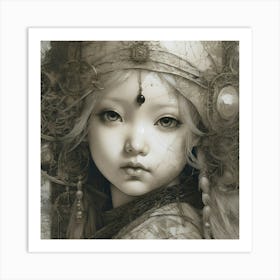 Porcelain Doll3 Art Print