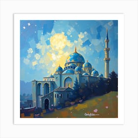 Blue Mosque Art Print