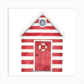 Beach House Art Print