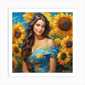 Sunflowers ish Art Print