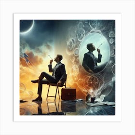 Man In A Suit Art Print