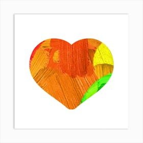 Heart Painting Art Print