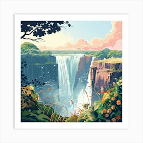 Victoria Falls 3 Art Print