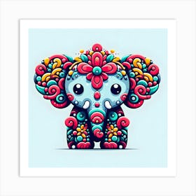 Elephant Art Art Print