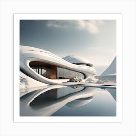 Futuristic House 6 Art Print