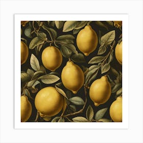 Default Default Vintage Lemons For Defferent Seasons Aestethic 2 (1) Art Print