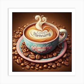 Good Morning Coffee Art Print