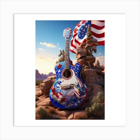 Red, White, and Blues 3 Art Print