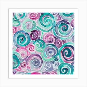 Swirls Art Print