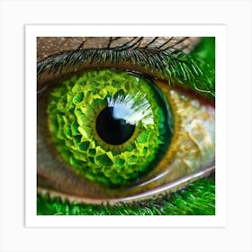 Green Eye 2 Art Print