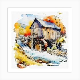 FM-41 OLD MILL Art Print