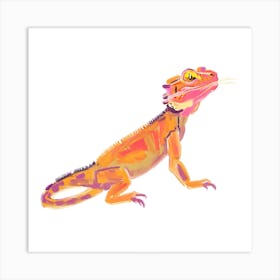 Bearded Dragon Lizard 07 Art Print