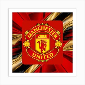 Manchester United F.C. Logo Wall Art Art Print