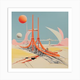 Bridge To The Future Art Print