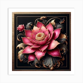 Lotus Flower 43 Art Print