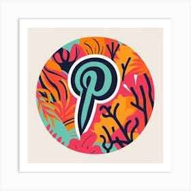 PinSea Logo 3 Art Print