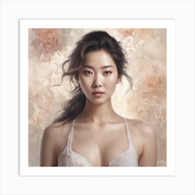 Asian beauty Art Print