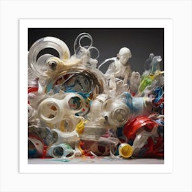 Plastic Sculptures Art Print