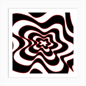 Black And White Swirls 2 Art Print