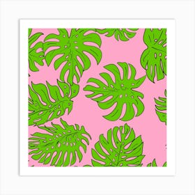 Leaves Tropical Plant Green Garden Art Print