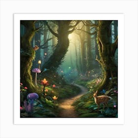 Fairy Forest 1 Art Print