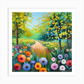 Garden Path Art Print