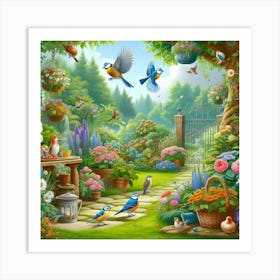 Bird Garden Art Print