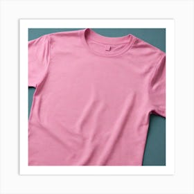 Pink T - Shirt Art Print