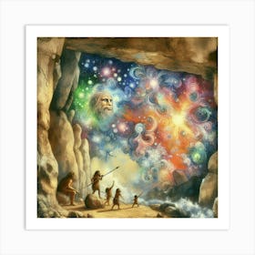 Cave Of The Ancients 1 Art Print