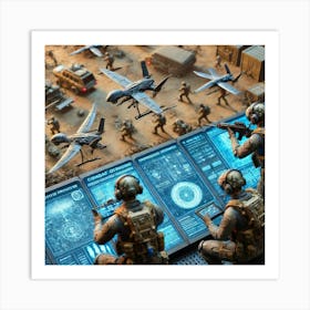 Drone Operators Of The Martian Dominion Art Print