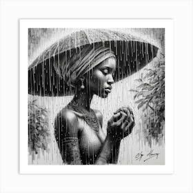 Rainy day Art Print